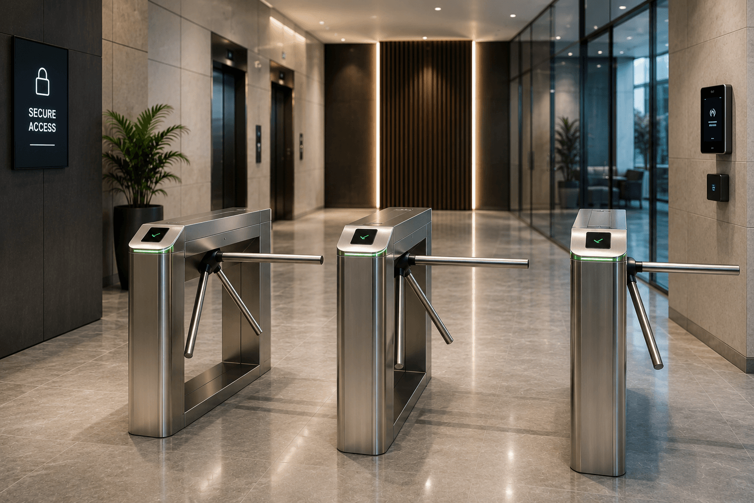 Tripod Bridge Turnstiles